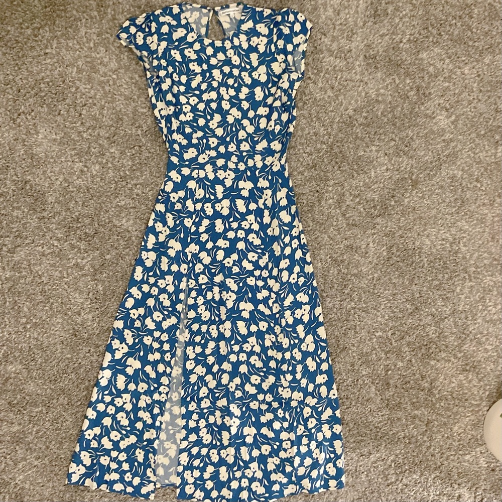 NWOTđź’™Reformation Gavin Dress - Tuli - Picture 2 of 7